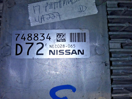 NEC028-065 ecm ecu computer 2017 Nissan Pathfinder
