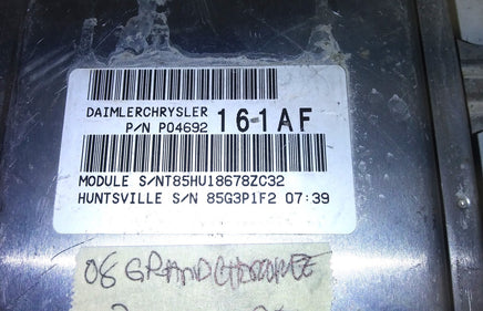 P04692161AF multifunction control module 2008 Jeep Grand Cherokee