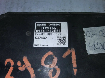 2006-2008 Toyota Rav4  ecu ecm computer 89661-042E51