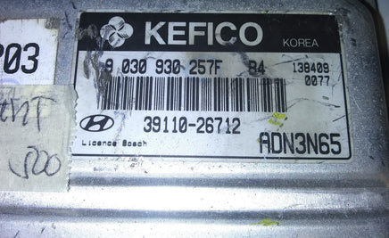 39110-26712 ecm ecu computer 2003-2004 Hyundai Accent