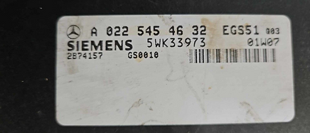 A 022 545 46 32 Mercedes ML320 2001-2005 TCM transmission computer
