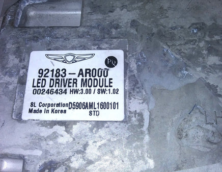92183-AR000 HID headlight ballast module 2022-2023 Genesis GV70