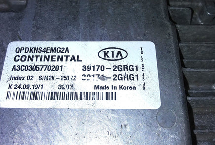 39170-2GRG1 ecm ecu computer 2018-2021 Hyundai Kona