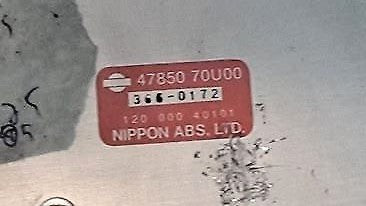 47850 70U00 Infiniti Q45 1995-1996 abs module computer