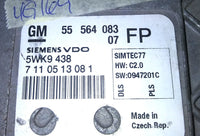 55 564 083 pcm ecu ecm computer 2008 Saturn Astra