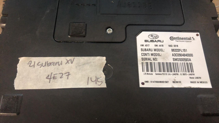2021 Subaru XV Crosstrek tcm transmission computer 86222FL151