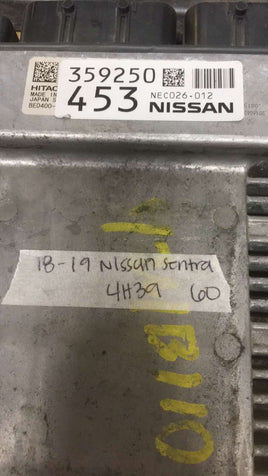 NEC026-012 Nissan Sentra engine control module 2018-2019