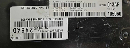 P05187013AF Dodge Charger 2008-2010 ecm ecu computer