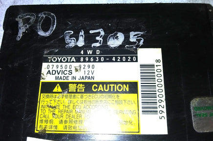 2006-2008 Toyota Rav4 Rav-4 transfer case control module 89630-42020