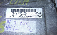 37820-R1A-A12 ecm ecu computer 2014-2015 Honda Civic