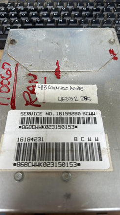 16184231 Cadillac Deville 1993 ecu ecm computer