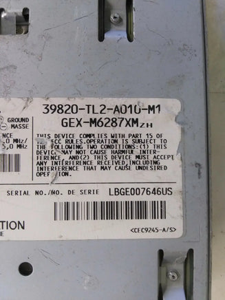 39820-TL2-A010-M1 Acura TSX 2004-2014 satellite receiver module