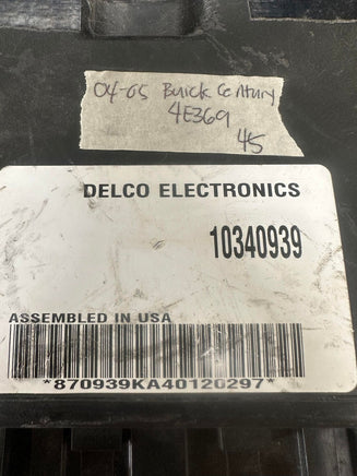 10340939 bcm body control module 2004-2005 Buick Century or Regal