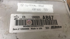 12669325 Chevy Cruze 2012-2016 ecu ecm computer **TESTED GOOD**