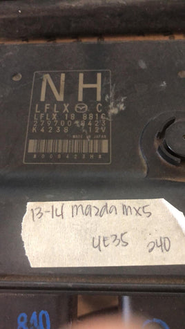 LFLX 18 881C Mazda MX-5 Miata 2013-2014 ecm ecu computer