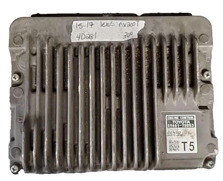 89661-78053 Lexus NX200t engine control module 2015-2017