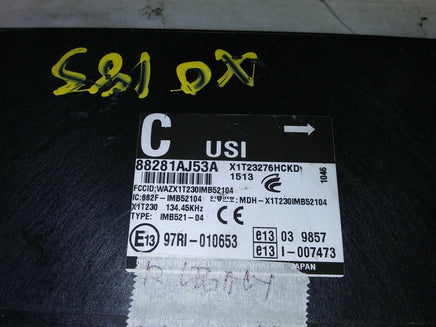 88281AJ53A Subaru Legacy 2012 theft locking control module