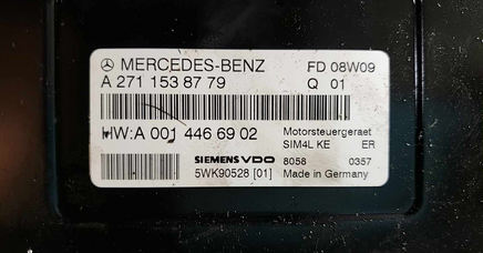 A 271 153 87 79 Mercedes-Benz C230 2003-2005 ecu ecm computer