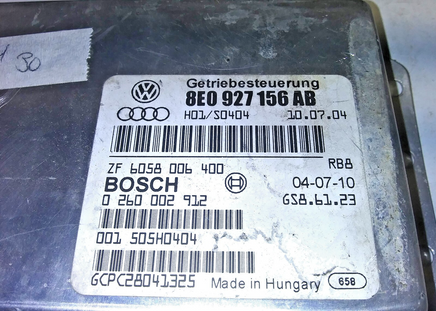 8E0 927 156 AB tcm transmission computer module 2003-2004 Audi A4