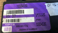 2001-2005 Pontiac Aztek body cotrol module 10334030