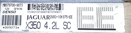 2W93-10K975-EE Jaguar ecm ecu computer