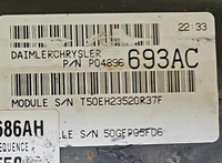 P04896693AC Chrysler Sebring or Dodge Stratus 2003 ecm ecu computer