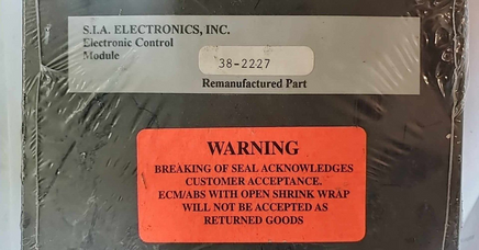 E73F-12A650-J1A Ford Tempo or Topaz 1987 ecm ecu computer  **REMAN**