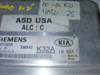 K32A 18 881 Kia Rio 2000-2002 ecm ecu computer