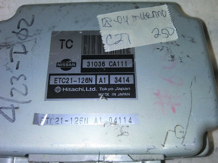 31036 CA111 Nissan Murano 2003-2004 tcm transmission computer