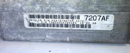 P04727207AF ecm ecu computer 1997 Dodge Caravan