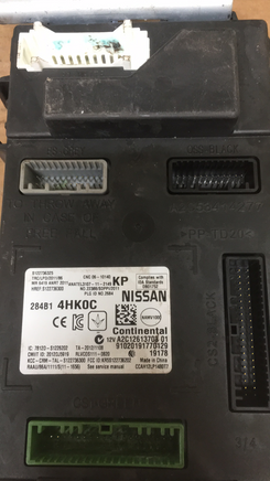 284B1 4HK0C Infiniti QX60 bcm body control module 2019-2020