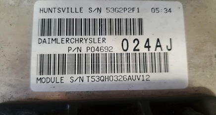 P04692014AJ  Jeep Grand Cherokee multi-function relay module 2006