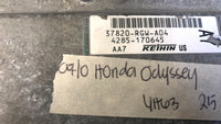 37820-RGW-A04 Honda Odyssey 2009-2010 ecm ecu computer