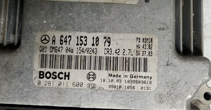 2004-2006 Mercedes Dodge Sprinter ecm ecu computer A 647 153 10 79