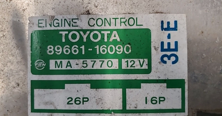 89661-16090 Toyota Tercel 1991-1994 ecm ecu computer
