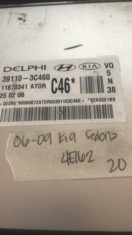 39110-3C460 Kia Sedona 2006-2009 ecm ecu computer