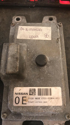 31036 9N00E Nissan Maxima 2009-2010 tcm transmission computer