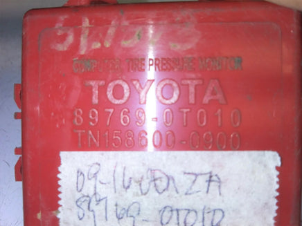 2009-2016 Toyota Venza tire pressure monitor 89769-0T010