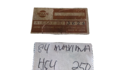 A11-661 301 Nissan Maxima 1984 ECM ECU computer