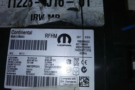 2017-2018 Jeep Compass keyless entry control module P68286842AD