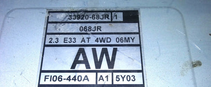 33920-68JR1 ecm  ecu computer 2006 Suzuki Aerio