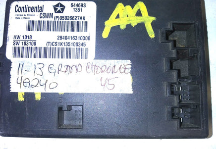 (P)05026627AK right front seat control module 2011-2013 Jeep Grand Cherokee