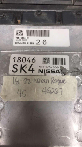 NEC026-666 Nissan Rogue ecm ecu computer 2018-2022 - Swan Auto
