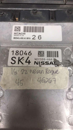 NEC026-666 Nissan Rogue ecm ecu computer 2018-2022 - Swan Auto