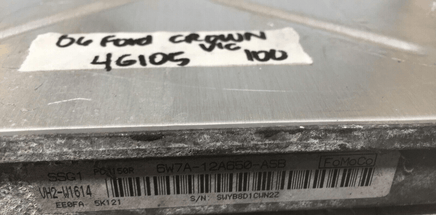 6W7A-12A650-ASB ecm ecu computer 2006 Ford Crown Victoria **tested** - Swan Auto