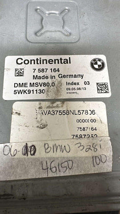 7 587 164 ecm ecu computer 2006-2010 BMW 328i 328 - Swan Auto