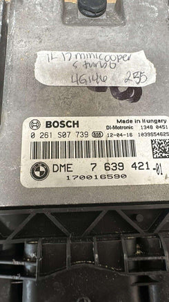 7 639 421 -01 Mini Cooper S Turbo 2011-2012 ecm ecu computer - Swan Auto