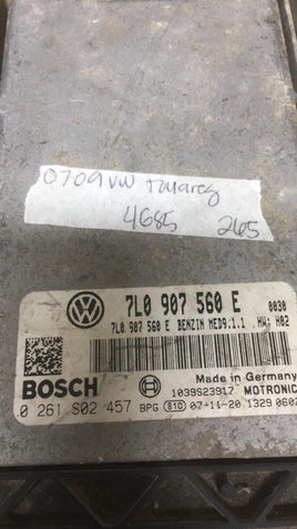 7L0 907 560 E VW Toureg ecm 2007-2009 ecu computer - Swan Auto