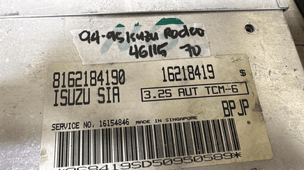 8162184190 Isuzu Rodeo 1994-1995 ecm ecu computer - Swan Auto