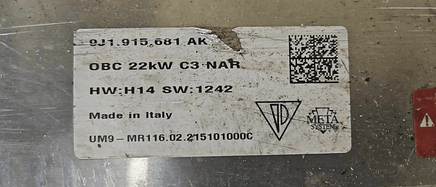 9J1.915.681.AK Porsche Taycan Battery Charger 2020-2021 - Swan Auto